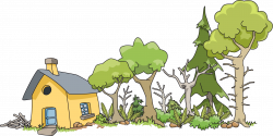 Maison dans le bois - House in woods Icons PNG - Free PNG and Icons ...