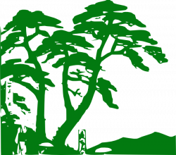 Green Trees Silhouette Clip Art at Clker.com - vector clip art ...
