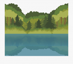 Lake Euclidean Forest - Forest Lake Clipart #2355058 - Free ...