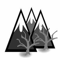 Clipart - Dead Forest Mountains
