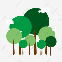 Simple Forest Green White Clouds, Arbor Day, Labor Day ...