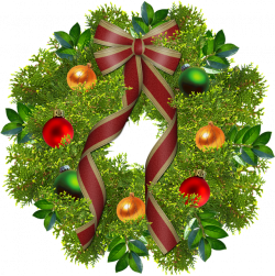 Christmas Wreath Transparent PNG Pictures - Free Icons and PNG ...