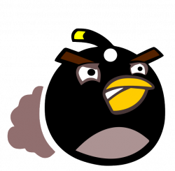 Black Bird Angry Birds Characters - svg files | Angry Birds ...