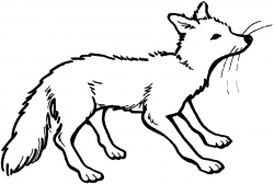 Free Fox Clipart Black And White, Download Free Clip Art ...