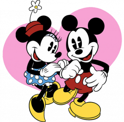 Classic clipart mickey minnie - Pencil and in color classic clipart ...