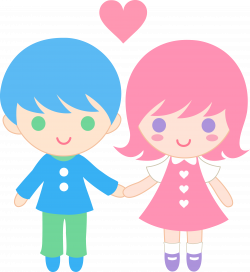 Love clipart valentine couple - Pencil and in color love clipart ...