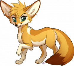 28+ Collection of Fennec Fox Drawing Chibi | High quality, free ...