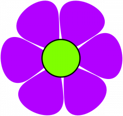 Flower Power Purple Clip Art at Clker.com - vector clip art online ...