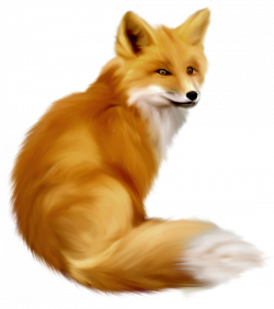 Painted Fox Clipart | Gallery Yopriceville - High-Quality Images ...