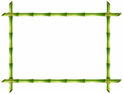 Bamboo Frame PNG Transparent Clip Art Image | Gallery Yopriceville ...