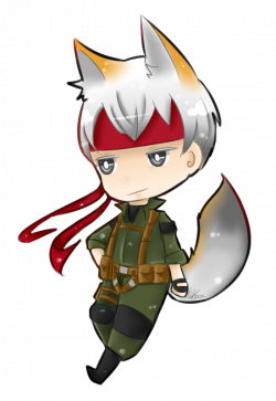 MGS - Gray Fox Chibi by kuromochi on DeviantArt