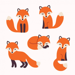 Fox clipart vector pencil and in color fox jpg - ClipartPost