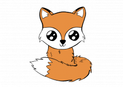 28+ Collection of Kawaii Fox Drawing | High quality, free cliparts ...