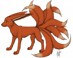 Karene the Nine Tailed Fox by VexiWolf on DeviantArt