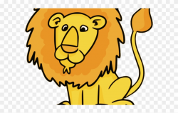 Lion Clipart Clear Background - Lion Ass And Fox - Png ...
