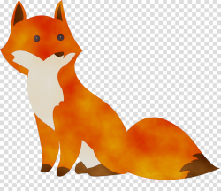 Fox Cartoon clipart - Cat, Orange, Fox, transparent clip art