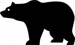 Bear Side View Silhouette Svg Png Icon Free Download (#74616 ...