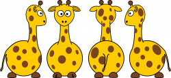 28+ Collection of Giraffe Side View Clipart | High quality, free ...