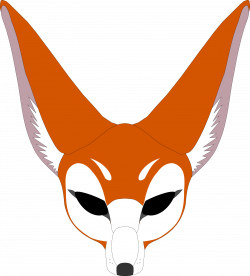 Clipart - Fox mask