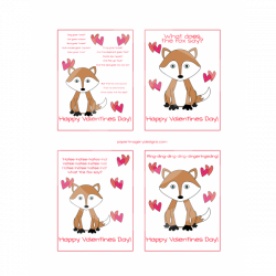 What Does The Fox Say Valentines for $5.00 | Valentines Day Cards