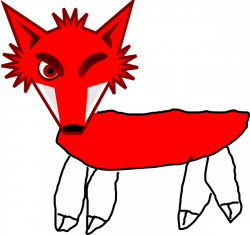 Red Fox Warrior Clip Art at Clker.com - vector clip art online ...