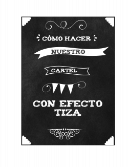 MYLIFE: COMO HACER TU CARTEL DE PIZARRA Y TIZA | Bordes | Pinterest ...