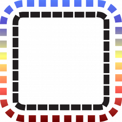 Clipart - colorful frame