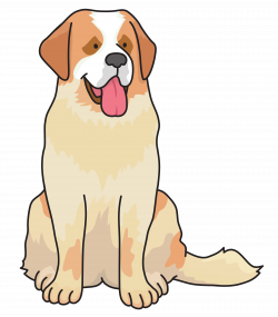 Clipart - dog - Saint Bernard