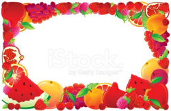 Red Fruit Frame premium clipart - ClipartLogo.com