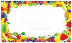 Colorful Fruit Frame stock vectors - Clipart.me