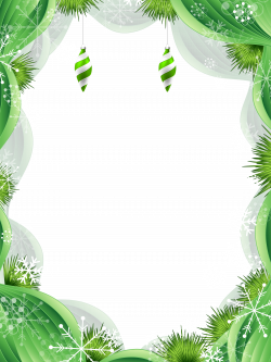 Christmas Green Frame PNG Clipart Image | Gallery Yopriceville ...