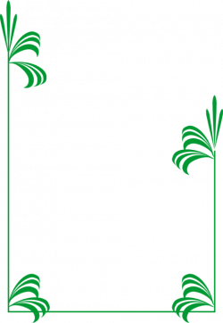 green border frame png pic png - Free PNG Images | TOPpng