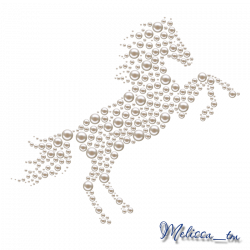 a horse from pearls png by Melissa-tm on DeviantArt
