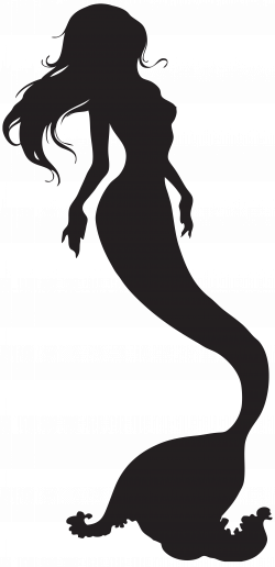 Mermaid Silhouette PNG Clip Art Image | Gallery Yopriceville - High ...