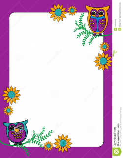 Owl Border Clipart Frame - Clipart1001 - Free Cliparts