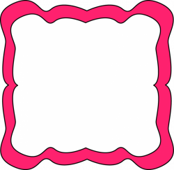 photo frame clipart pink curvy frame free clip art frames clip art ...