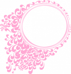Pink Oval Frame Clip Art at Clker.com - vector clip art online ...