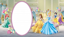 Birthday Transparent Kids Frame with Disney Princess | Gallery ...
