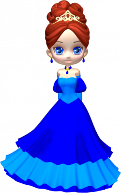 Princess in Blue Poser PNG Clipart (25) by clipartcotttage on DeviantArt