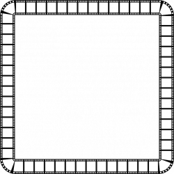 Clipart - Film Strip Square Frame