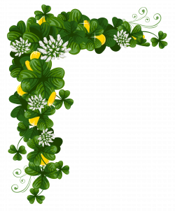St Patricks Day Shamrocks with Coins PNG Clipart | Gallery ...