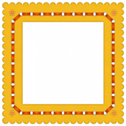 Yellow Summer Colored Transparent Frame | Gallery Yopriceville ...