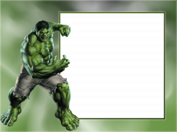 Hulk Transparent Photo Frame | Gallery Yopriceville - High-Quality ...