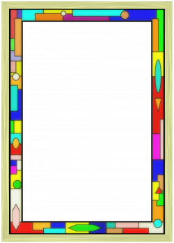Clipart - Stained Glass Border 02