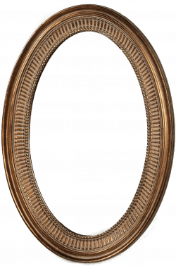 Simple Oval Frame transparent PNG - StickPNG