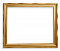 Square Frame Png Wood Gold