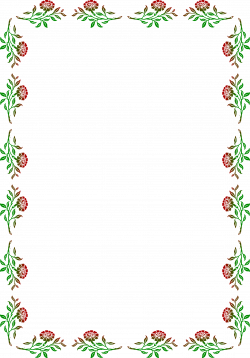 Clipart - Floral frame 9