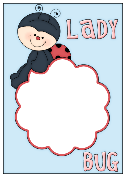 ladybug frame 3 | Lady Bugs | Pinterest | Ladybird, Lady bugs and ...