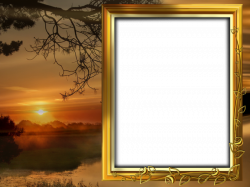 Beautiful Sunset Transparent PNG Frame | Gallery Yopriceville ...