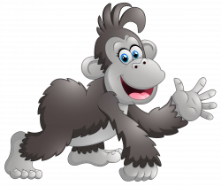 Happy Monkey Cartoon PNG Clipart Image | Gallery Yopriceville ...